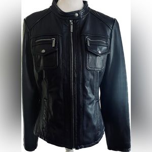 Michael Kors Women’s Black Leather Jacket
